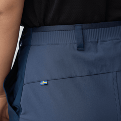 Fjällräven W's Abisko Hybrid Trail Trousers Black Pants