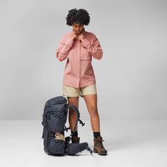 Fjällräven W's Abisko Trekking Shirt - Recycled polyester Dusty Rose Shirt