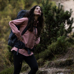 Fjällräven W's Abisko Trekking Shirt - Recycled polyester Dusty Rose Shirt