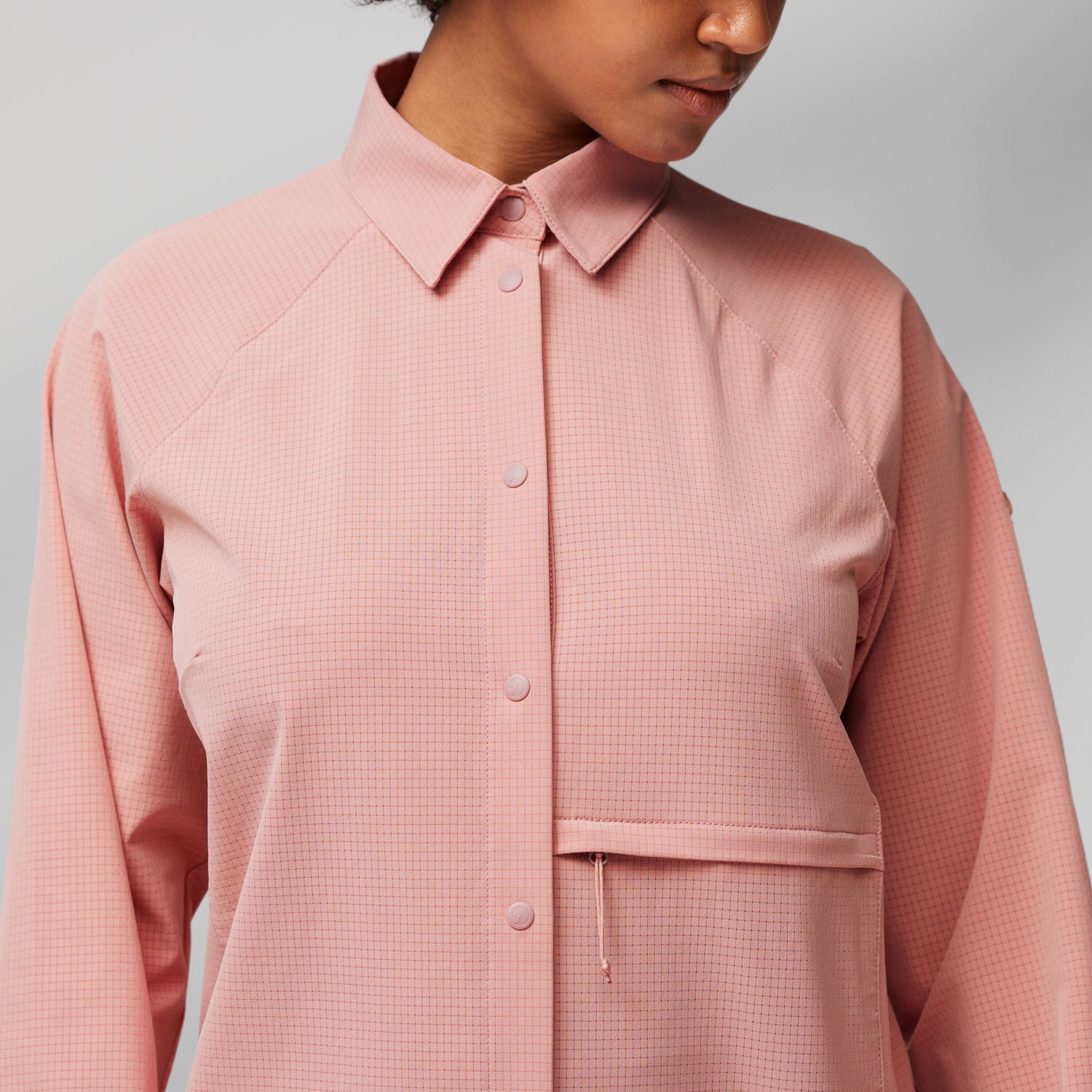 Fjällräven W's Abisko Trekking Shirt - Recycled polyester Dusty Rose Shirt