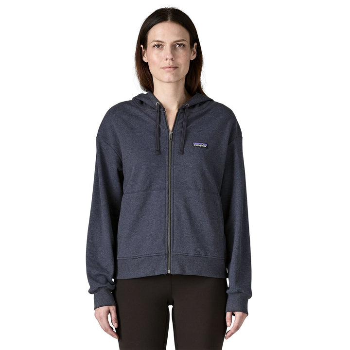 W's Ahnya Full-Zip Hoody - Organic cotton & Recycled polyester Shirt Patagonia Sunken Blue S 