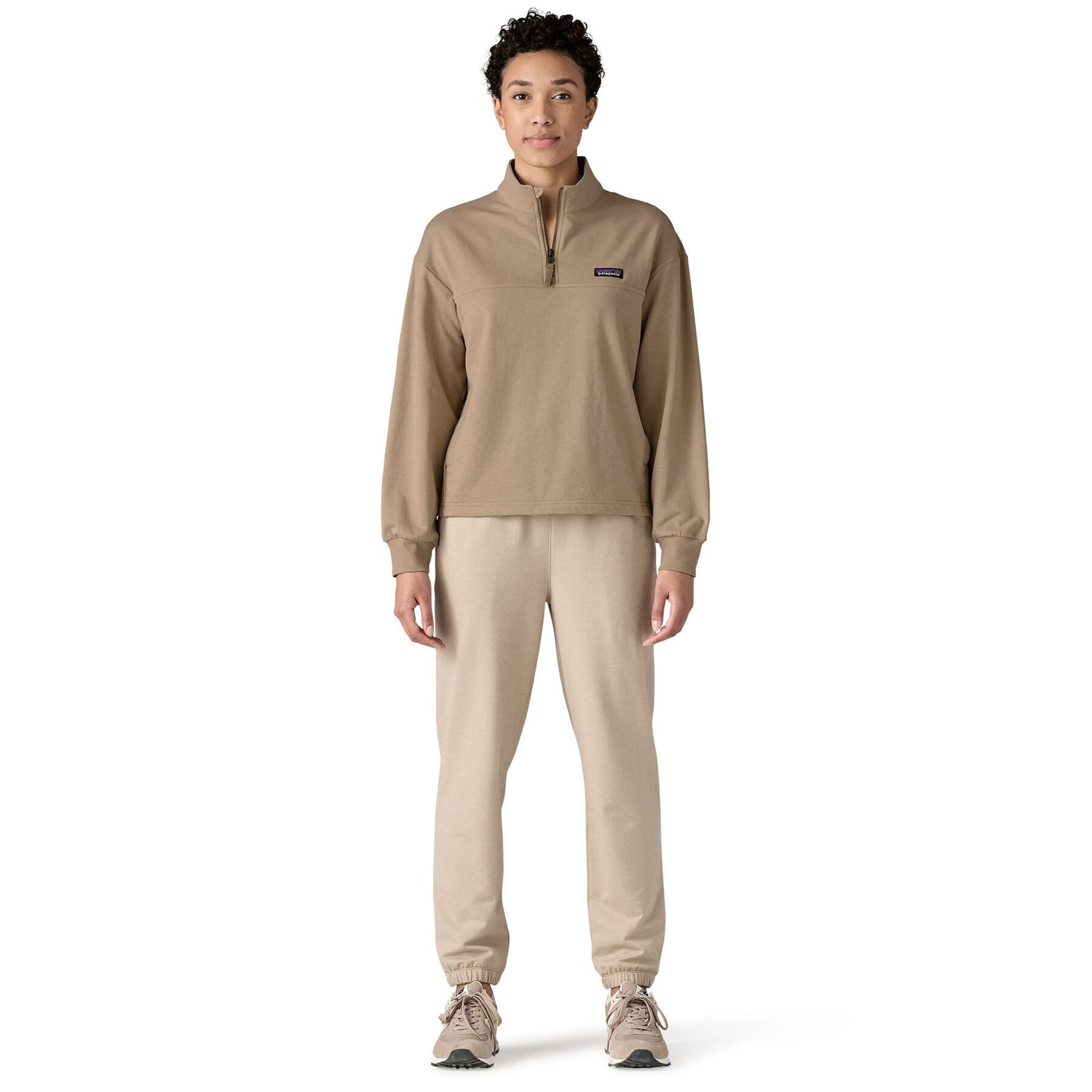 Patagonia W's Ahnya P/O - Organic Cotton & Recycled Polyester Seabird Grey Shirt