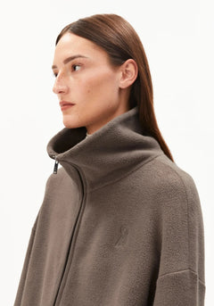 W's Anaawil Cotton Fleece Jacket - 100% Organic Cotton Jacket Armedangels