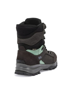 Hanwag W's Banks Snow GTX Winter Shoes - Leather Working Group -certified nubuck leather Asphalt Mint Shoes