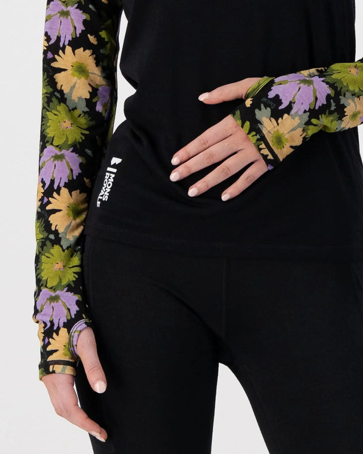 W's Bella Tech Hoodie - Mulesing-free Merino wool Shirt Mons Royale