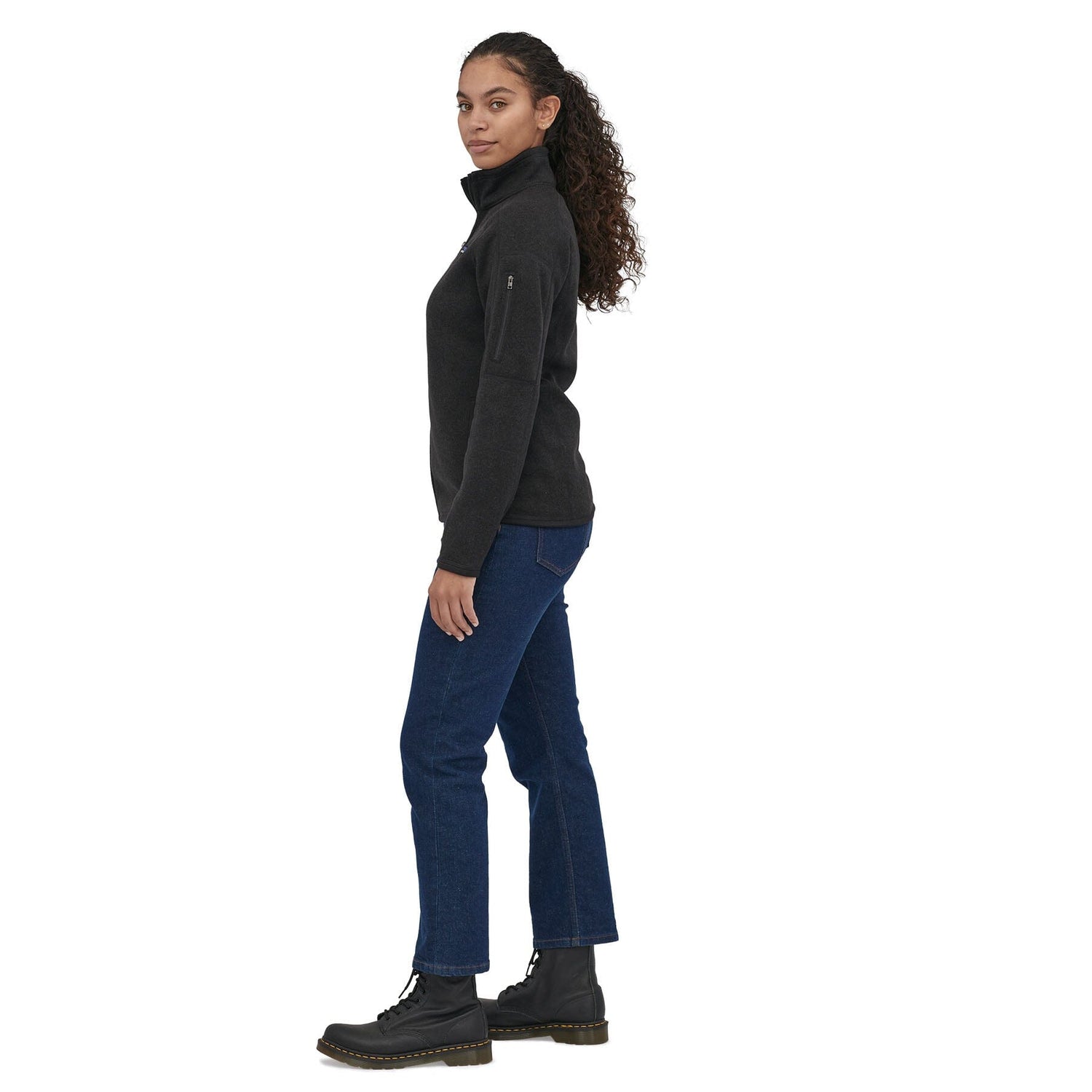 Patagonia W's Better Sweater® Fleece Jacket - 100% Recycled Polyester Black Shirt