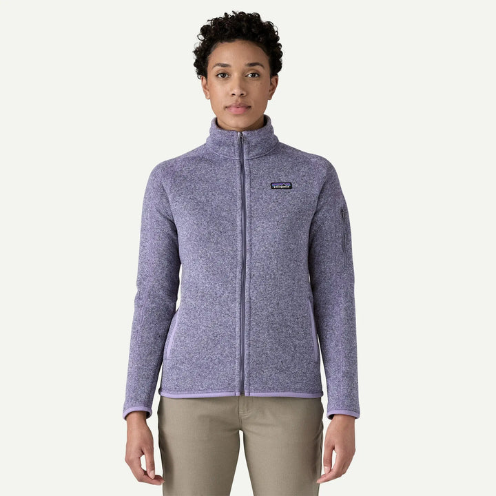 Patagonia W's Better Sweater® Fleece Jacket - 100% Recycled Polyester Concrete Purple Shirt