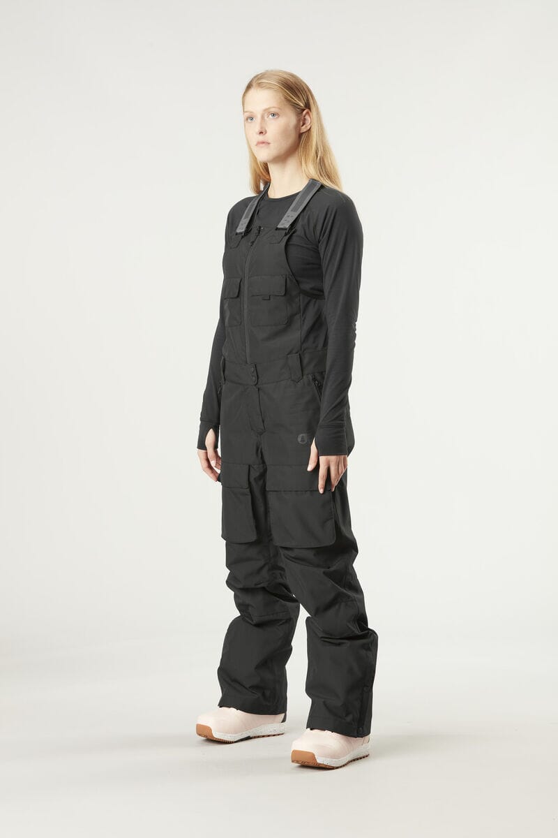 Picture Organic W's Brita Bib Pants - Recycled Polyester Black Pants