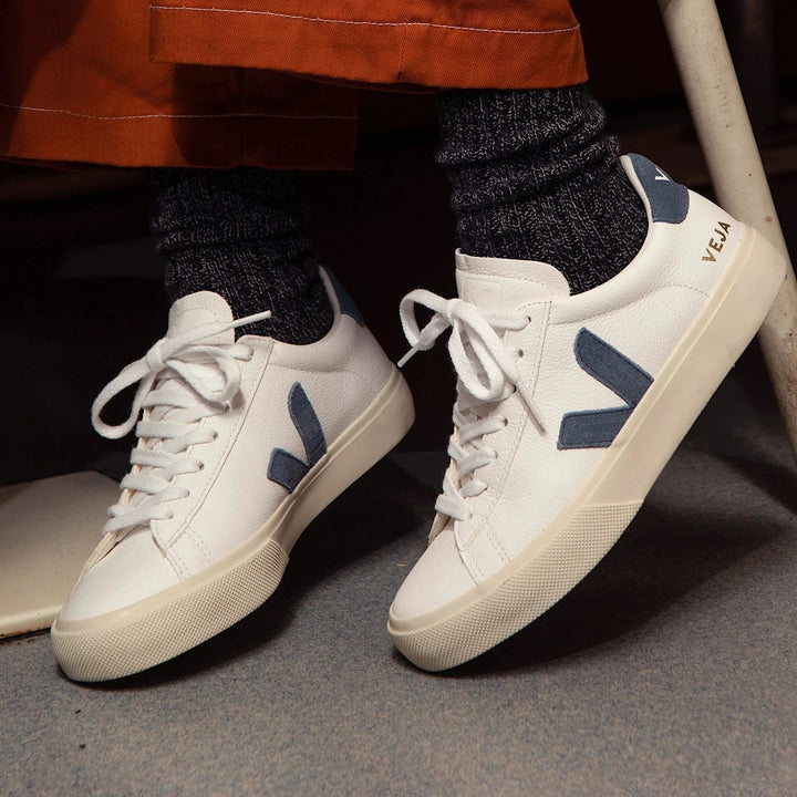 Veja W's Campo ChromeFree Sneakers - ChromeFree Leather White California Shoes