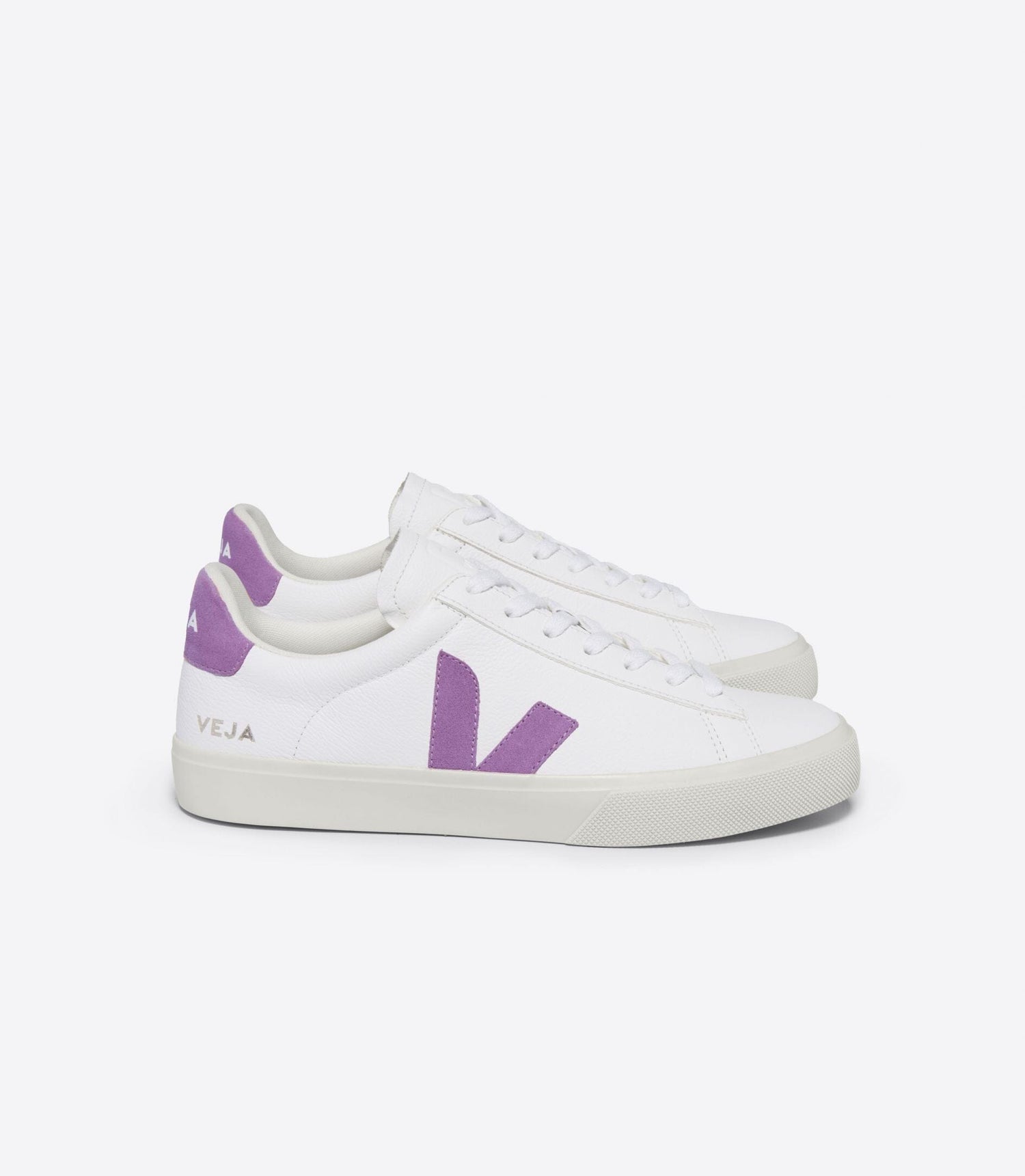 Veja W's Campo ChromeFree Sneakers - ChromeFree Leather White Mulberry Shoes