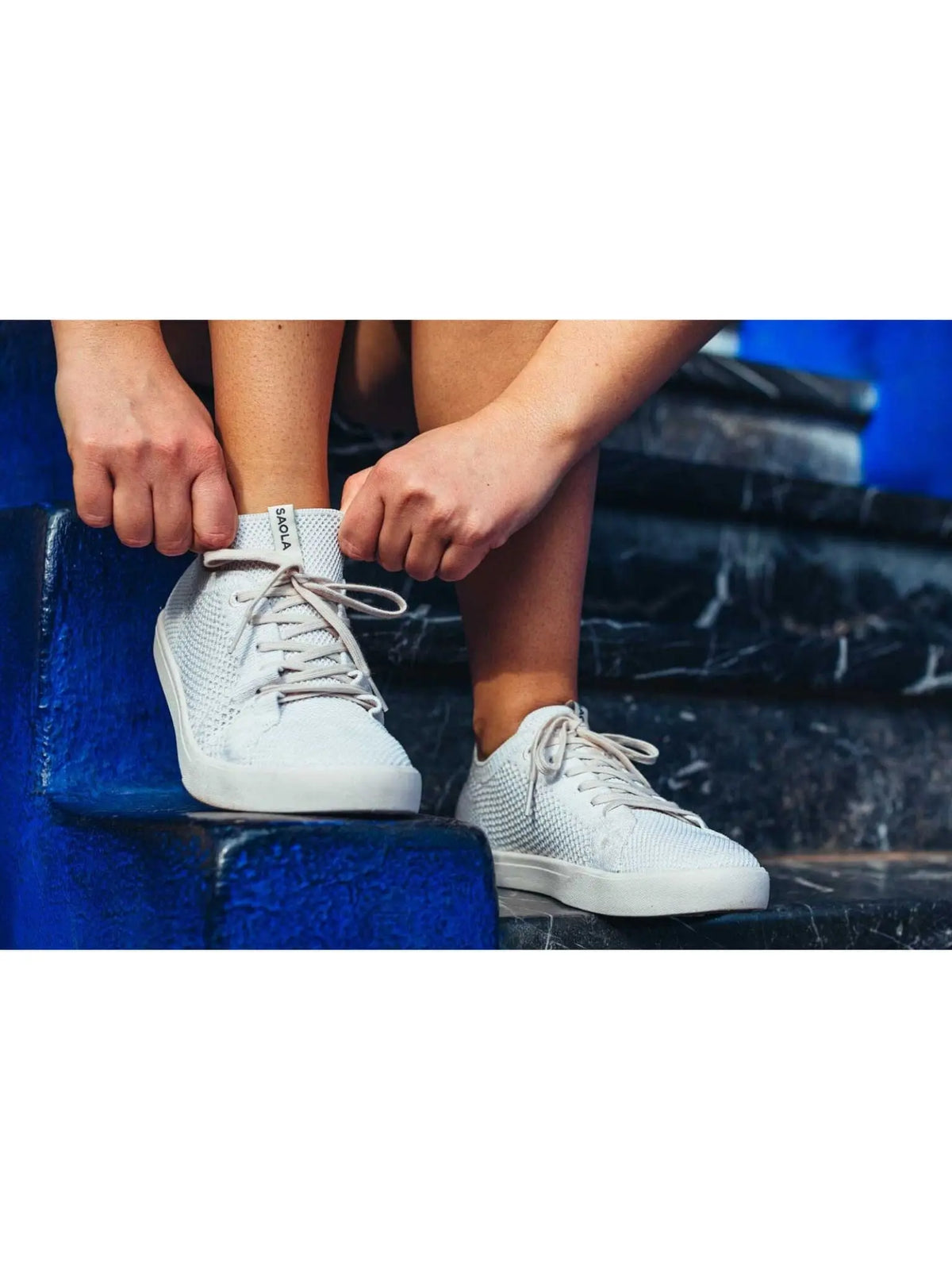 Saola W's Cannon Knit - Recycled PET White 21 Shoes