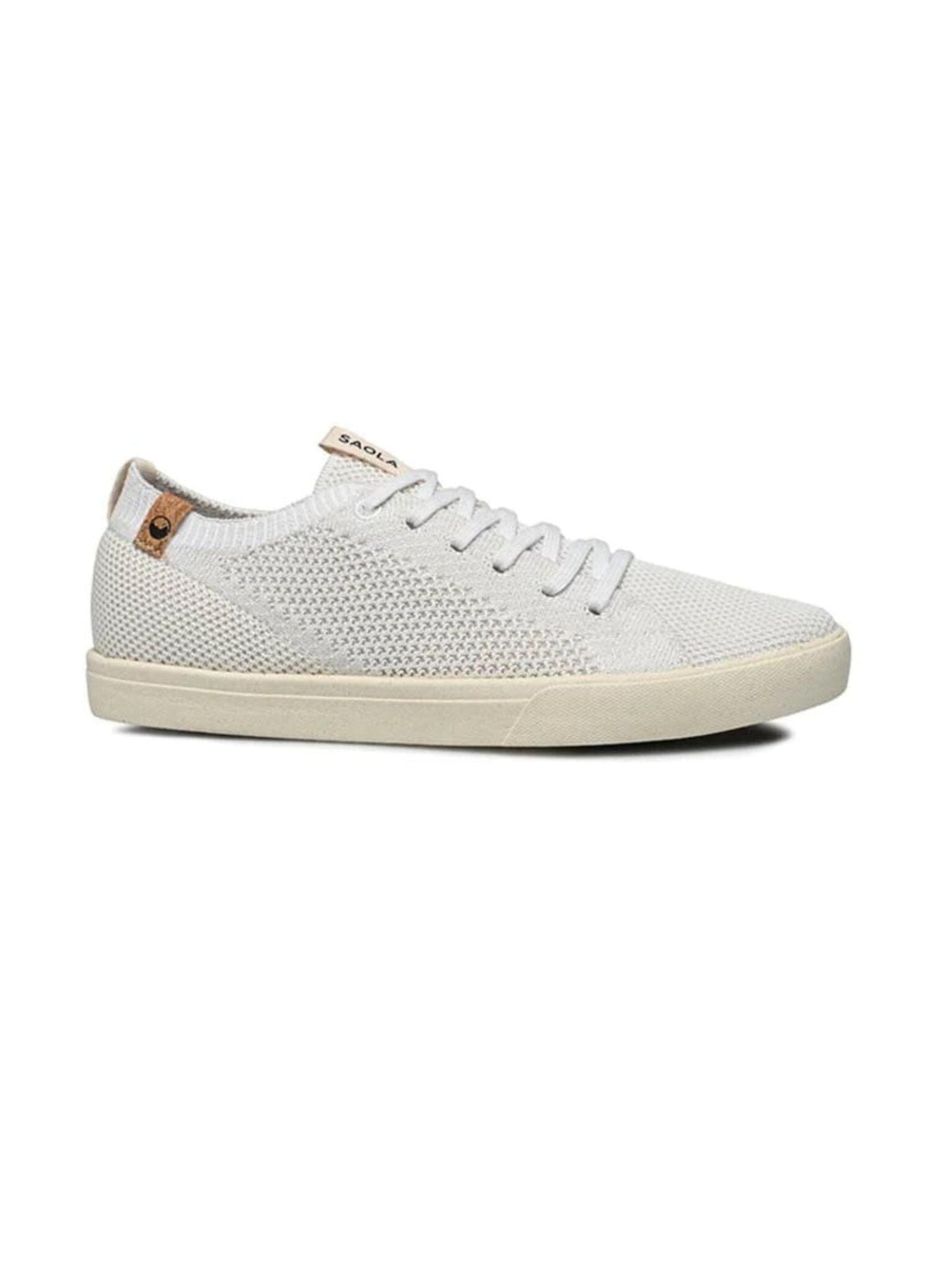 Saola W's Cannon Knit - Recycled PET White Shoes