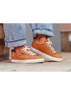 Saola W's Cannon Waterproof Sneakers - Recycled PET and bio-sourced materials Caramel Shoes