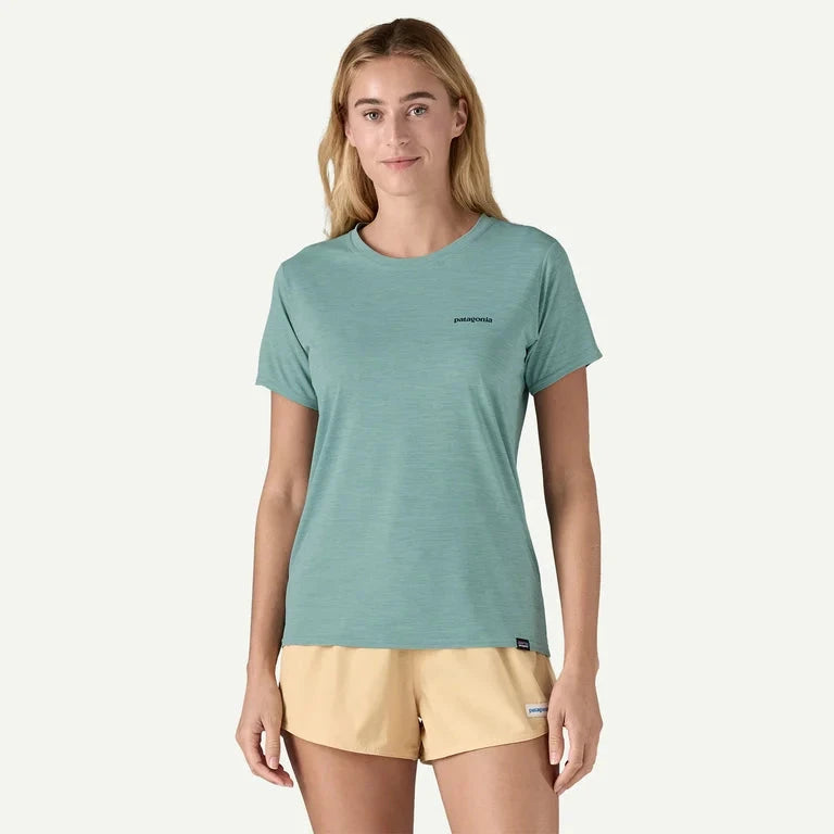 Patagonia - W's Cap Cool Daily Graphic Shirt - Waters - Recycled Polyester - Weekendbee - sustainable sportswear