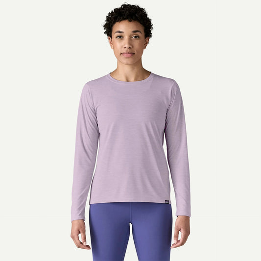Patagonia W's Capilene Cool Daily LS Shirt - Recycled Polyester Foxglove Purple Shirt