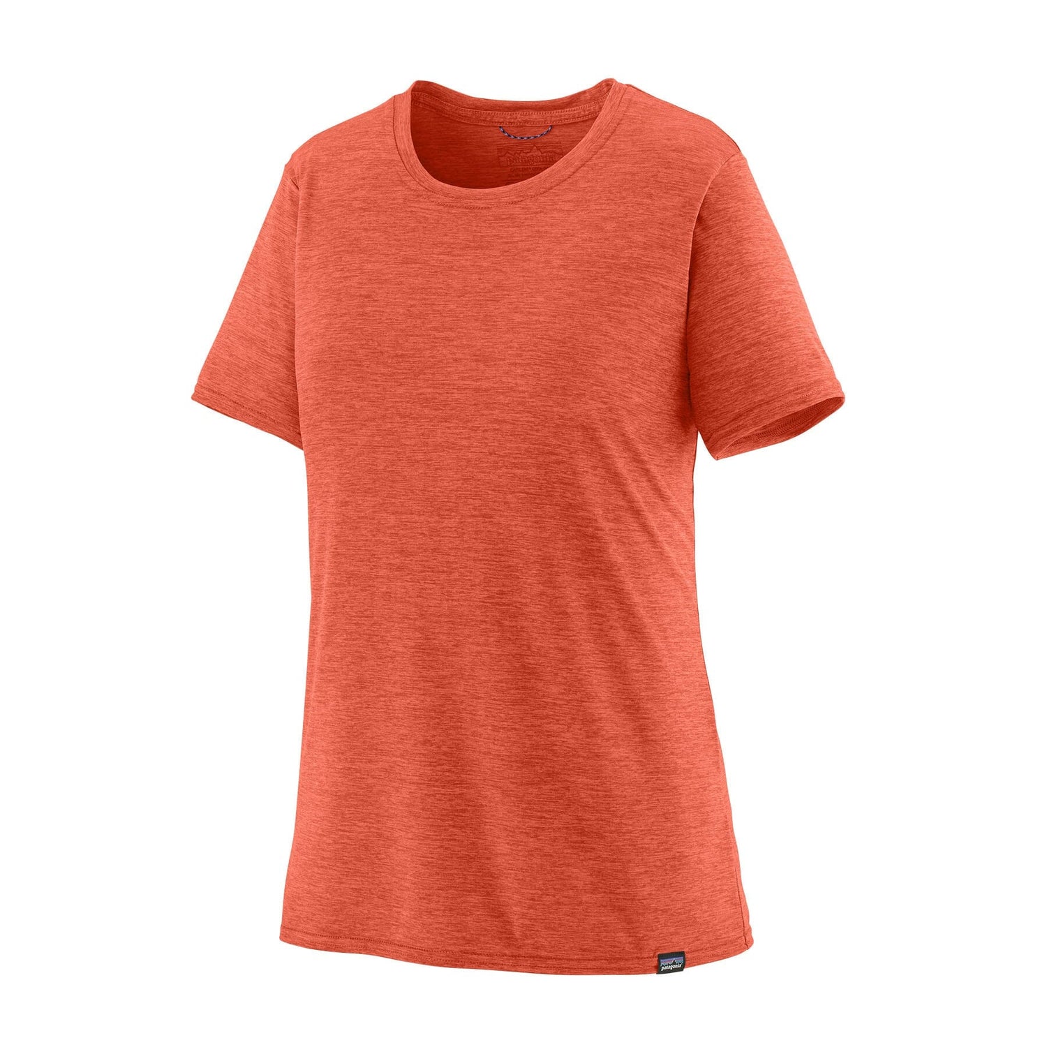 Patagonia W's Capilene Cool Daily Shirt - Recycled Polyester Pimento Red - Coho Coral X-Dye Shirt