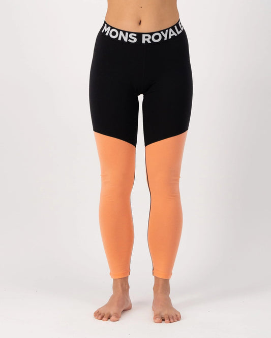 Mons Royale W's Cascade Merino Flex 200 Legging - Merino Wool Punch Pants