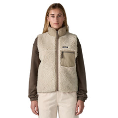 W's Classic Retro-X Fleece Vest - Recycled Polyester Jacket Patagonia Natural S 