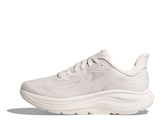 HOKA W's Clifton 10 White White Shoes