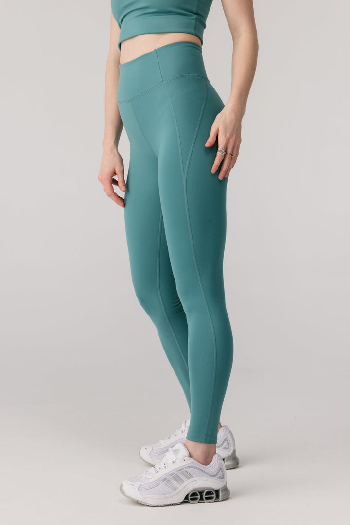 W's Compressive Leggings - Normal - Made From Recycled Plastic Bottles Pants Girlfriend Collective 