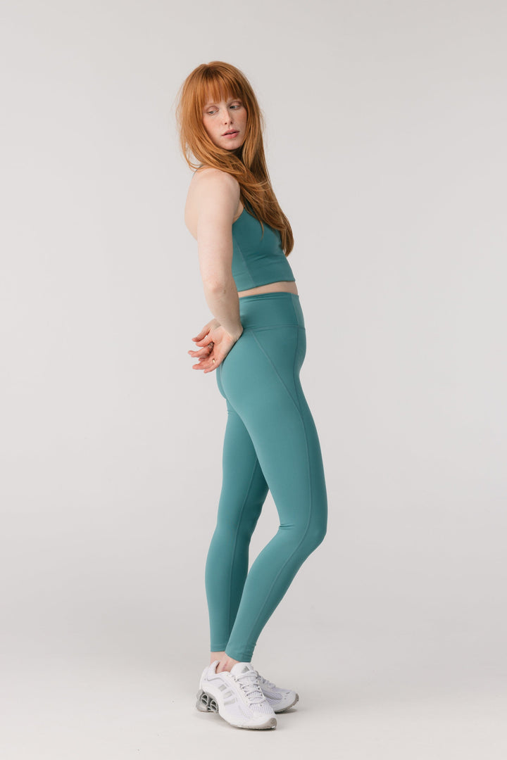 W's Compressive Leggings - Normal - Made From Recycled Plastic Bottles Pants Girlfriend Collective 