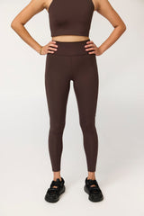 W's Compressive Leggings - Normal - Made From Recycled Plastic Bottles Pants Girlfriend Collective Driftwood XS 