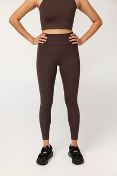 W's Compressive Leggings - Normal - Made From Recycled Plastic Bottles Pants Girlfriend Collective Driftwood XS 