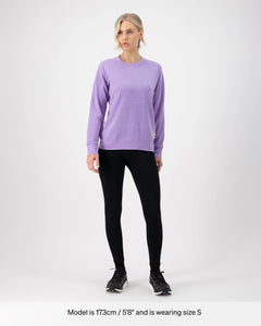 Mons Royale - W's Covert Lite Crew - Merino Wool & Tencel Lyocell - Weekendbee - sustainable sportswear