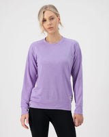 Mons Royale W's Covert Lite Crew - Merino Wool & Tencel Lyocell Lupin Shirt