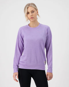 Mons Royale - W's Covert Lite Crew - Merino Wool & Tencel Lyocell - Weekendbee - sustainable sportswear