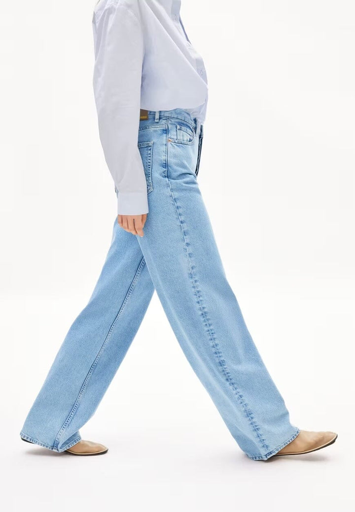 W's Enijaa jeans - High Waist Wide Leg - Recycled cotton Pants Armedangels