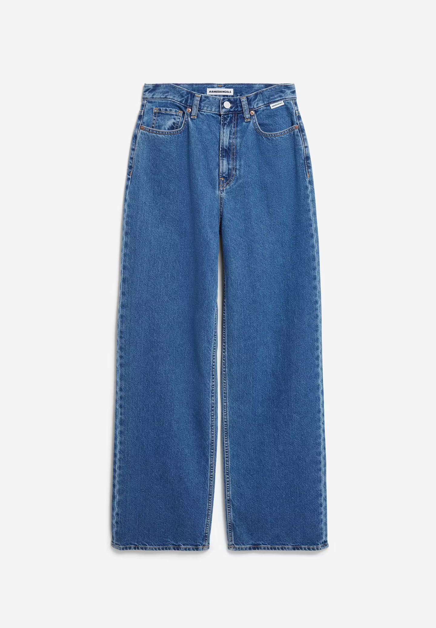 Armedangels W's Enijaa jeans - High Waist Wide Leg - Recycled cotton Daydream Pants