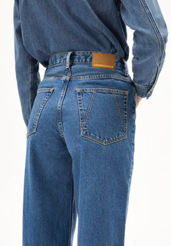 Armedangels W's Enijaa jeans - High Waist Wide Leg - Recycled cotton Daydream Pants