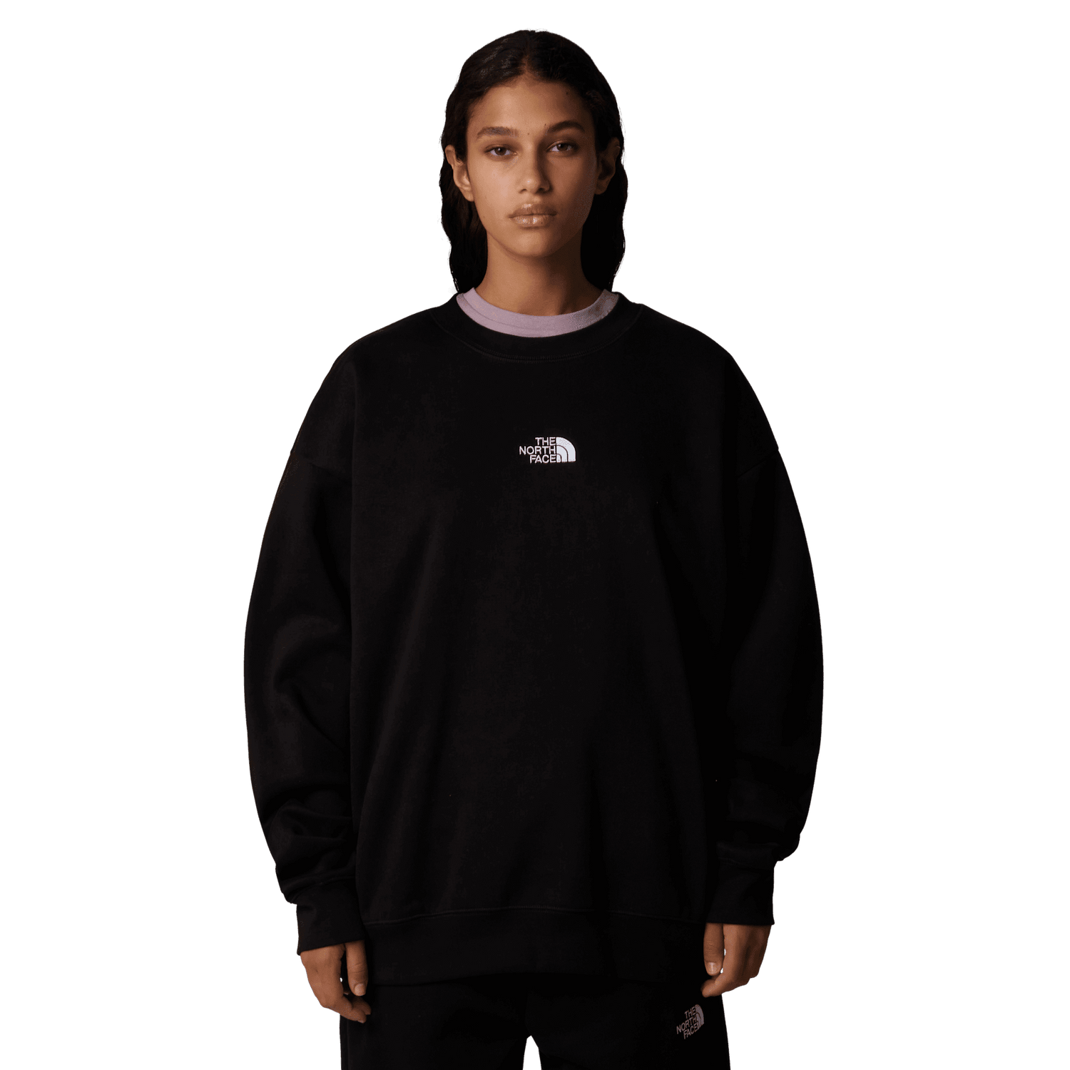 The North Face W’s Essential Oversize Crew TNF Black Shirt