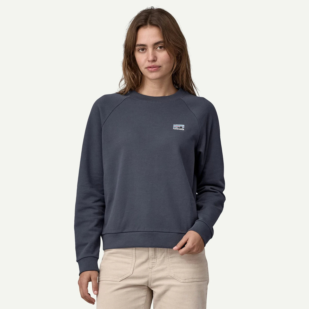 W's Essential Sweatshirt - Regenerative Organic Certified Cotton Shirt Patagonia Smolder Blue S 