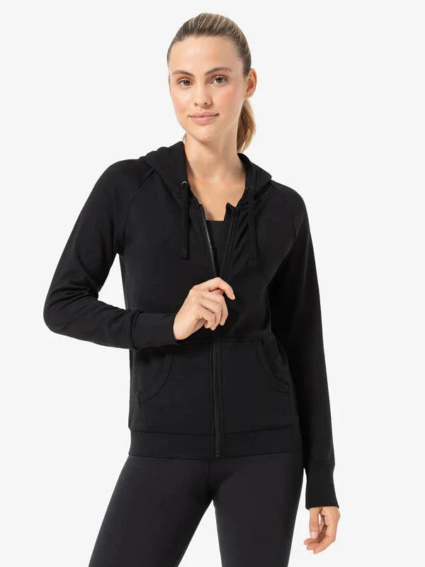 W's Everyday Zip Hoodie Sweaters Supernatural Jet Black S