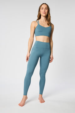 Girlfriend Collective W's Float High-Rise Leggings - Made from Recycled plastic bottles Wave Normal Pants