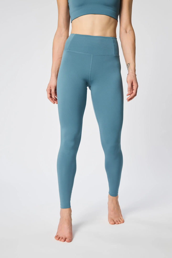 W's Float High-Rise Leggings - Made from Recycled plastic bottles Pants Girlfriend Collective Wave S Normal