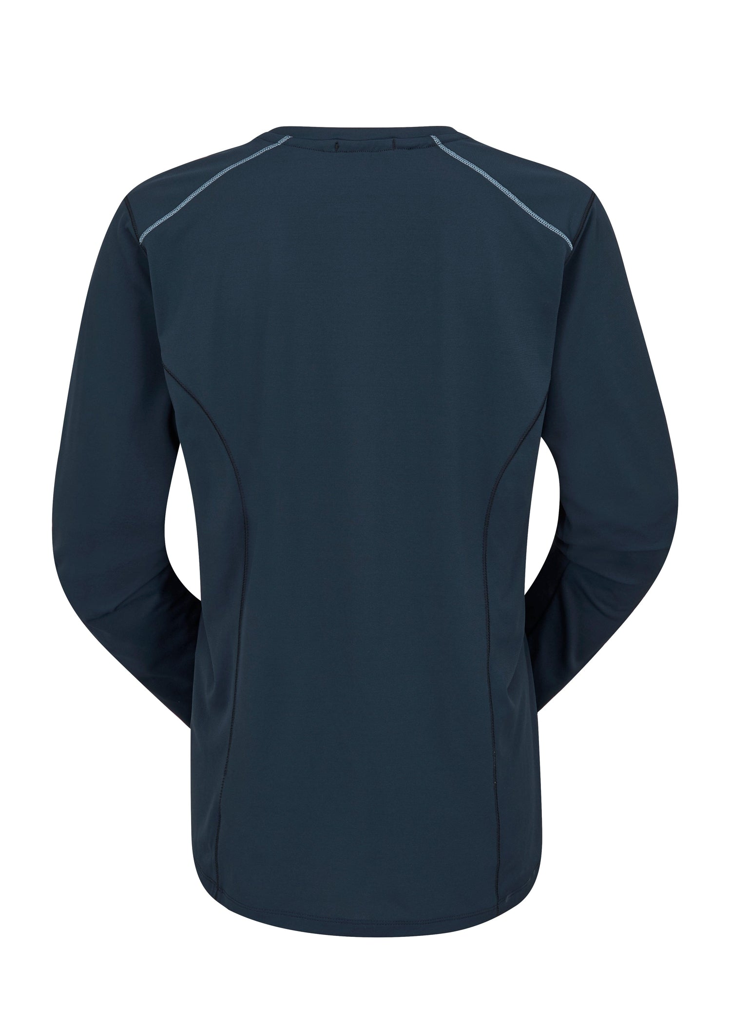 Rab W's Force LS T-shirt - Recycled polyester & polyester Tempest Blue Shirt