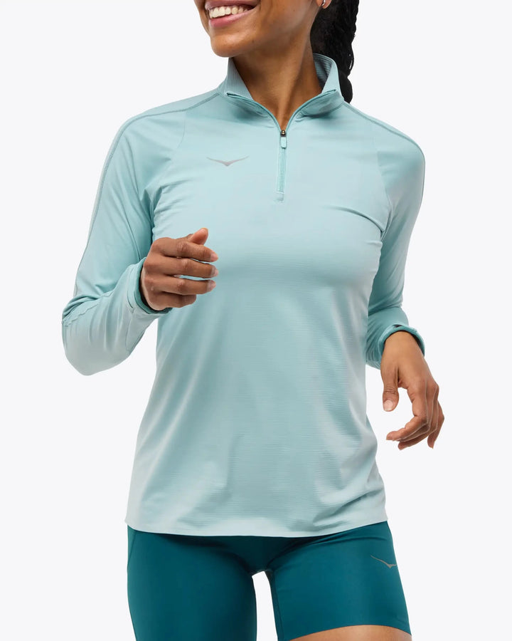 W's GlideTech Quarter Zip Shirt HOKA