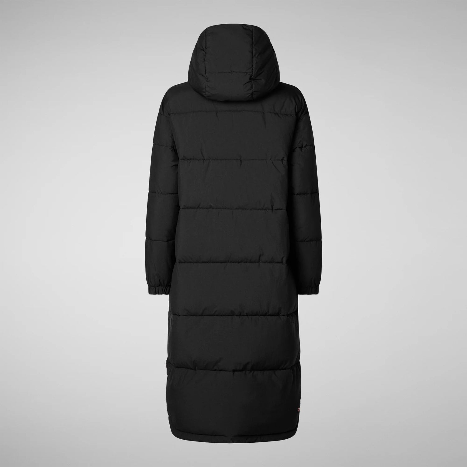 Save The Duck W's Halesia Hooded Coat - 100% Recycled Nylon Black Jacket