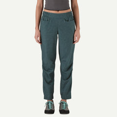 Patagonia W's Hampi Rock Pants - Organic Hemp & Recycled Polyester Tidal Teal Pants