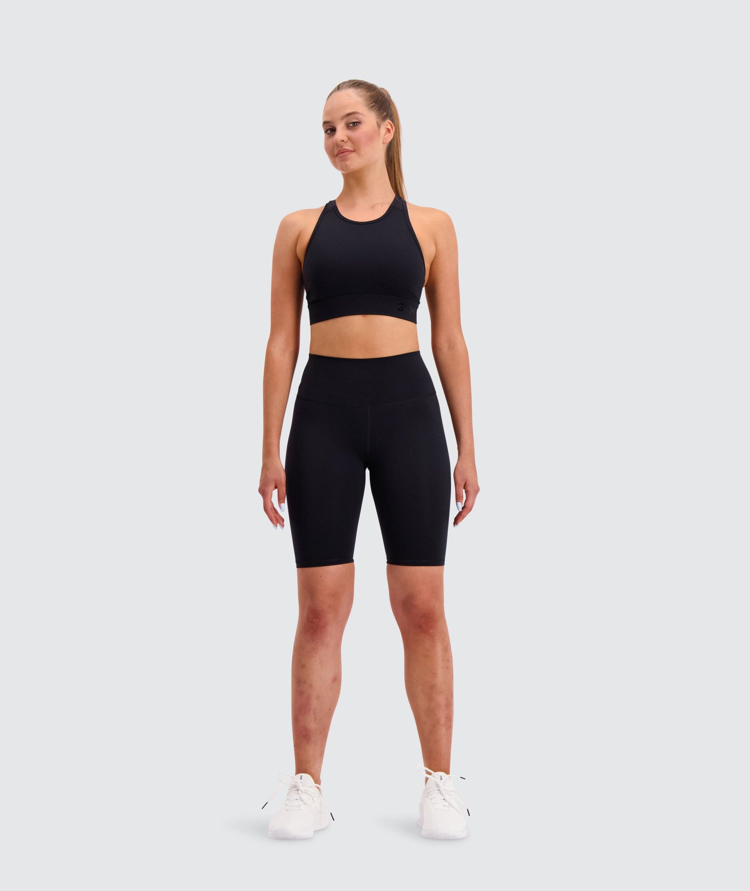 Gymnation W's High-waist Biker Shorts - Bluesign®-certified production, Polyamide & Elastane Black Pants