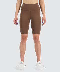 Gymnation W's High-waist Biker Shorts - Bluesign®-certified production, Polyamide & Elastane Espresso Pants