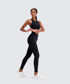 Gymnation W's High-waist Pocket Tights - Bluesign®-certified production, Polyamide & Elastane Black Pants