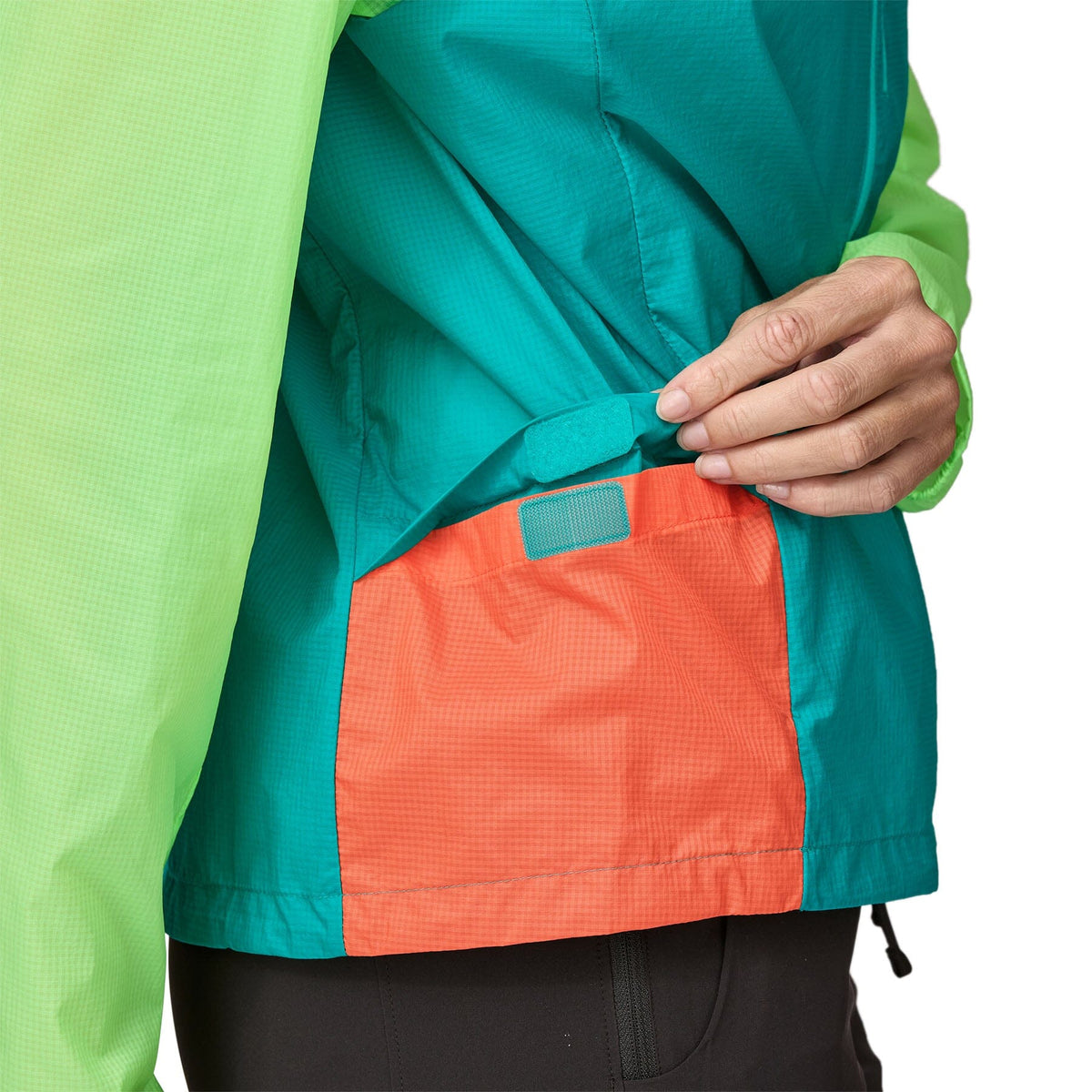 W's Houdini Stash 1/2 Zip P/O - Recycled nylon Jacket Patagonia