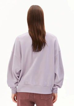 Armedangels W's Iconic Å Alizaa Sweater - Organic cotton Ice Grape Shirt