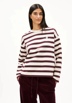 W's Iconic Å Frankaa Bold Sweatshirt Shirt Armedangels Dark Cranberry S 