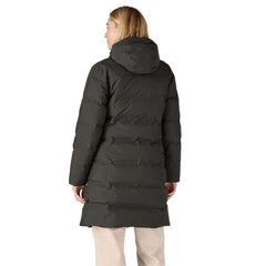 Patagonia W's Jackson Glacier Parka - 100% Recycled polyester & Recycled Down Black Jacket