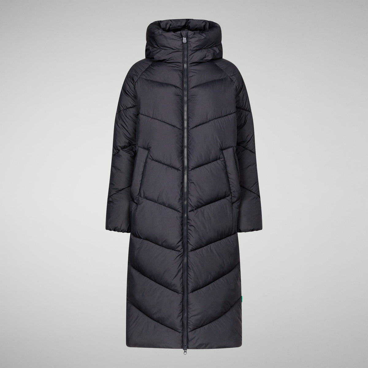 W's Janis Hooded Puffer Jacket - Recycled plastic bottles Jacket Save The Duck